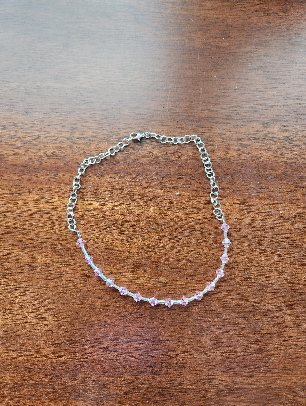 💎Delicate Pink Beaded Adjustable Necklace - Jewelry For Any Age